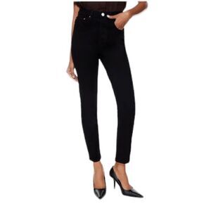 DENIM FORUM Yoko High Rise Slim Denim Jeans
Black 25